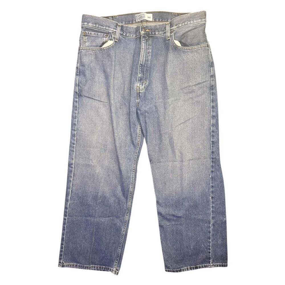 Signature Levi Strauss & Co. Men's Jeans Size 38x29 Loose Fit Medium Wash Cotton